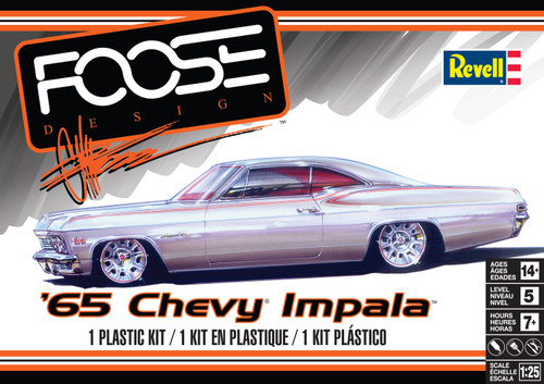 Revell Plastic Model Kit-'65 Chevy Impala 1:25 - 854190 - 031445041907