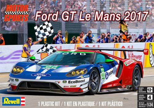Revell Plastic Model Kit-Ford GT Le Mans 1:24 - 854418 - 031445044182
