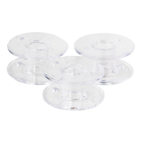 3 Pack Singer Transparent Plastic Class 15 Bobbins-12/Pkg 6543