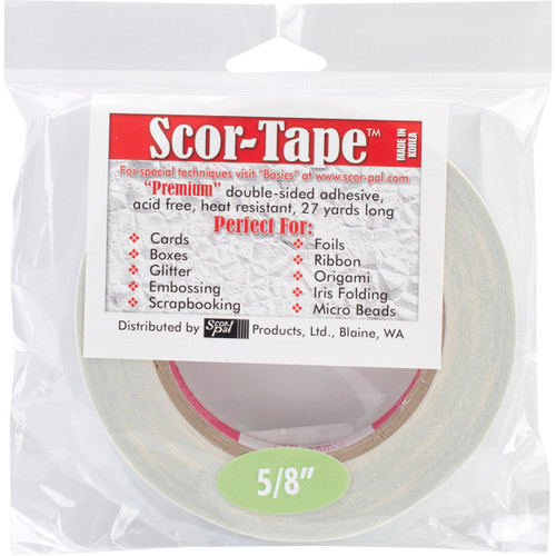 2 Pack Scor-Tape-.625"X27yd -SPT215 - 736211663610