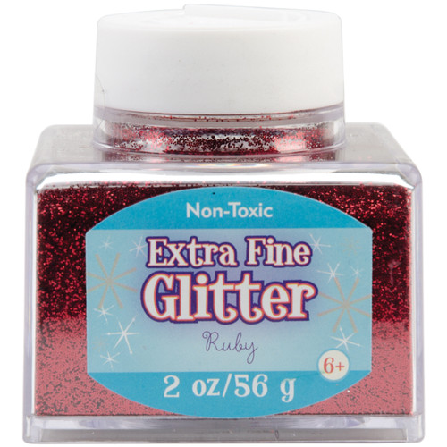 4 Pack - Sulyn Extra Fine Glitter 2oz-Ruby - SUL2FGL-50864 - 717968508645