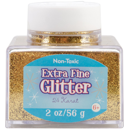 4 Pack Sulyn Extra Fine Glitter 2oz-24k SUL2FGL-50862 - 717968508621