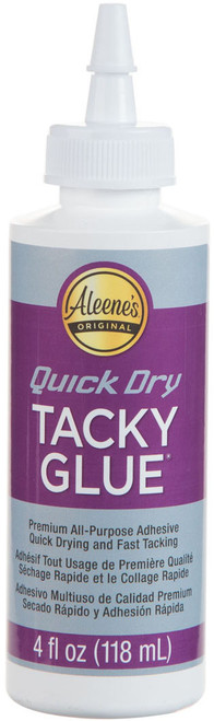 6 Pack - Aleene's Quick Dry Tacky Glue-4oz - 7-2 - 017754159793