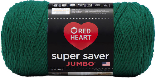 2 Pack Red Heart Super Saver Jumbo Yarn-Paddy Green E302C-368 - 073650814709