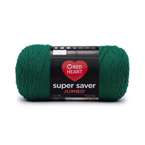 2 Pack - Red Heart Super Saver Jumbo Yarn-Paddy Green - E302C-368 - 073650814709