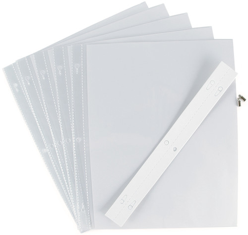 3 Pack - Pioneer Universal Top-Loading Page Protectors 5/Pkg-8.5"X11" (W/White Inserts) - RW85 3 Pack - Pioneer Universal Top-Loading Page Protectors 5/Pkg-8.5"X11" (W/White Inserts) - RW85