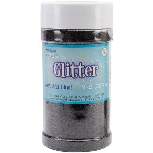 3 Pack Sulyn Metallic Glitter 8oz-Black SUL8MTL-51145 - 717968511454