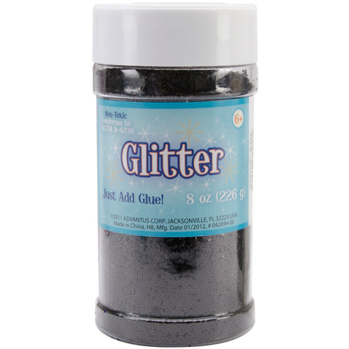 3 Pack - Sulyn Metallic Glitter 8oz-Black - SUL8MTL-51145 - 717968511454
