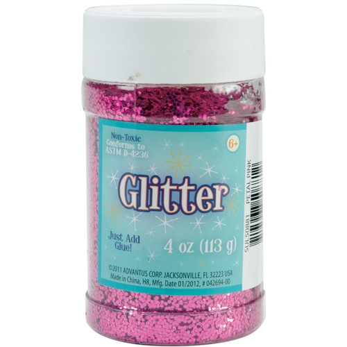 3 Pack Sulyn Glitter 4oz-Metallic Petal Pink SUL4MET-50881 - 717968508812