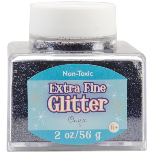 4 Pack Sulyn Extra Fine Glitter 2oz-Onyx SUL2FGL-50871 - 717968508713