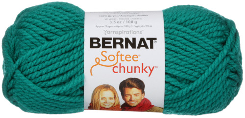 3 Pack Bernat Softee Chunky Yarn-Emerald 161128-28200 - 057355351318