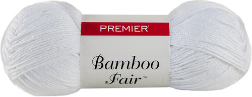 3 Pack - Premier Yarns Bamboo Fair Yarn-Alabaster - 1077-01 - 847652073279