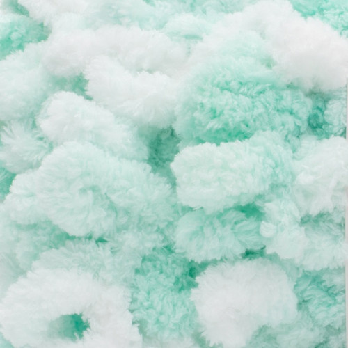 2 Pack - Bernat Alize Blanket-EZ Yarn-White Mint - 161037-37006