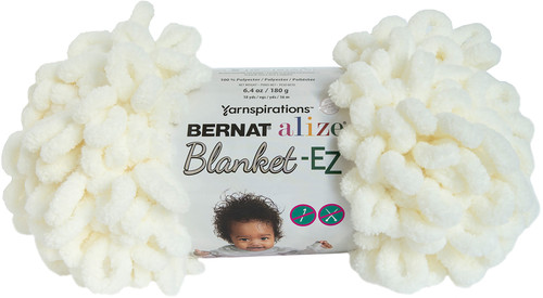 2 Pack - Bernat Alize Blanket-EZ Yarn-Cream - 161037-37013 - 057355439054