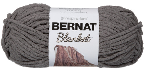 3 Pack - Bernat Blanket Yarn-Dark Grey - 161200-44 - 057355394629