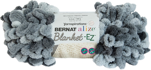 2 Pack Bernat Alize Blanket-EZ Yarn-Slate Grays 161037-37024 - 057355439306