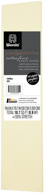 Lia Griffith Extra Fine Crepe Paper 19.6"X78.7"-Chiffon - LG11006 - 190705000143