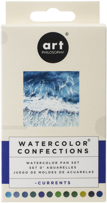 Prima Watercolor Confections Watercolor Pans 12/Pkg-Currents - 642143 - 655350642143