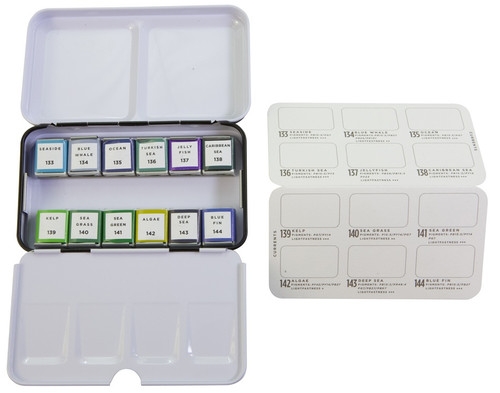 Prima Watercolor Confections Watercolor Pans 12/Pkg-Currents - 642143 Prima Watercolor Confections Watercolor Pans 12/Pkg-Currents - 642143