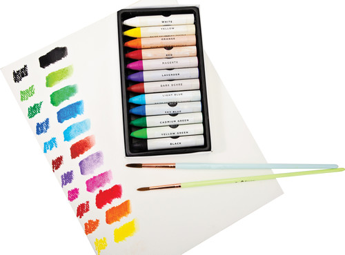 Prima Art Philosophy Water Soluble Oil Pastels 12/Pkg-Basics - 631925