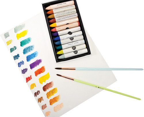 Prima Art Philosophy Water Soluble Oil Pastels 12/Pkg-Rustic - 631932