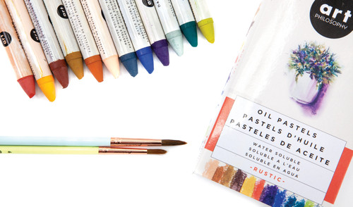 Prima Art Philosophy Water Soluble Oil Pastels 12/Pkg-Rustic - 631932 Prima Art Philosophy Water Soluble Oil Pastels 12/Pkg-Rustic - 631932