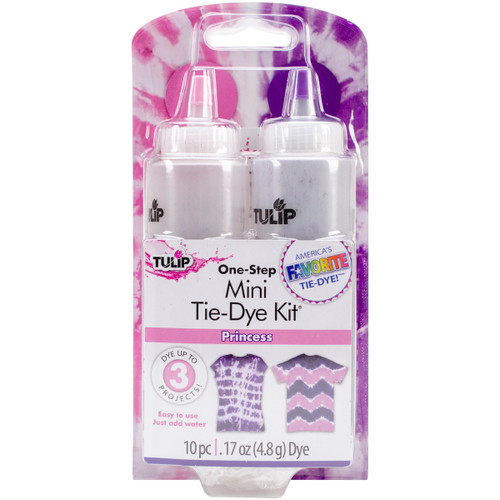 2 Pack Tulip One-Step Mini Tie-Dye Kit-Princess 3255T-553 - 017754325532