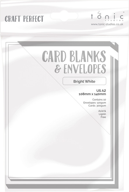 3 Pack Craft Perfect Card Blanks US A2-Bright White CARDBLA2-9253E - 8185690225375060517142537