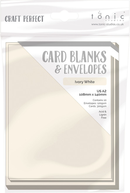 3 Pack Craft Perfect Card Blanks US A2-Ivory White CARDBLA2-9254E - 8185690225445060517142544