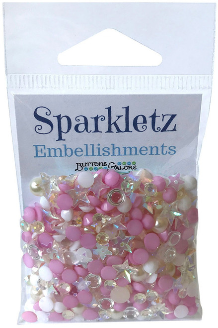 Buttons Galore Sparkletz Embellishment Pack 10g-Barefoot Beach - SPK-101 - 840934055512