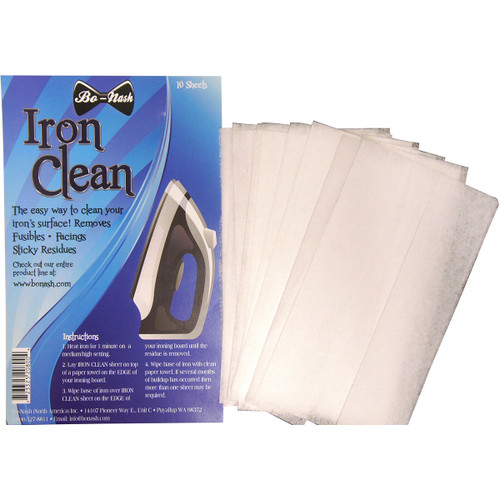 4 Pack - Bo-Nash Iron Clean Cleaning Cloths-10/Pkg - 5003B