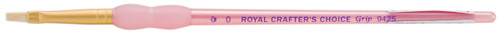 6 Pack - Crafter's Choice White Bristle Flat Brush-Size 0 - R9425-0 - 090672942005