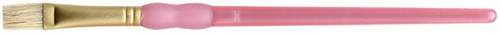 6 Pack - Crafter's Choice White Bristle Flat Brush-Size 8 - R9425-8 - 090672942081