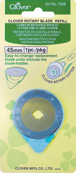 3 Pack - Clover Rotary Blade Refill 45mm- - 7508 - 051221522581