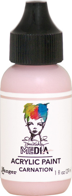 3 Pack - Dina Wakley Media Acrylic Paint 1oz-Carnation - MDQ-65593 - 789541065593