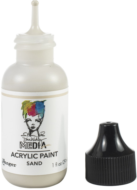3 Pack - Dina Wakley Media Acrylic Paint 1oz-Sand - MDQ-65623