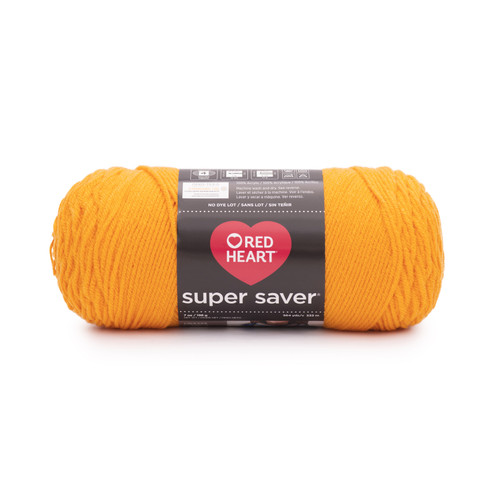 3 Pack - Red Heart Super Saver Yarn-Saffron - E300B-234 - 073650022067