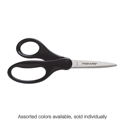 3 Pack Fiskars Student Pointed Tip Scissors 7"-Assorted Colors -12-94587