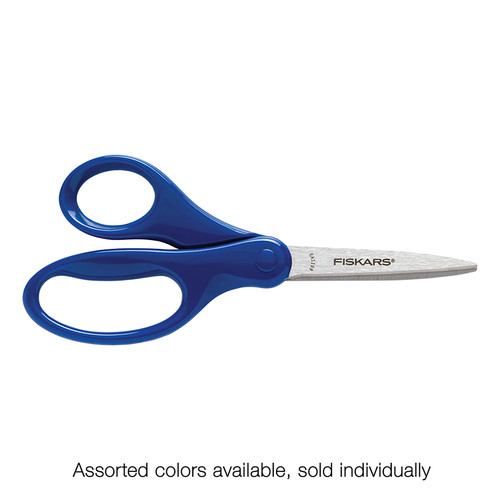 3 Pack Fiskars Student Pointed Tip Scissors 7"-Assorted Colors -12-94587