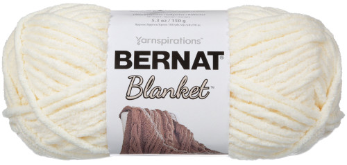 3 Pack Bernat Blanket Yarn-Vintage White 161200-6 - 057355395466