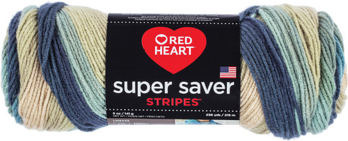 3 Pack - Red Heart Super Saver Yarn-Sutherland Stripes - E300B-4381 - 073650035944