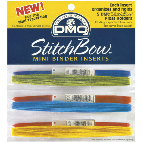 6 Pack DMC StitchBow Mini Binder Inserts-3/Pkg U1335L - 077540912063