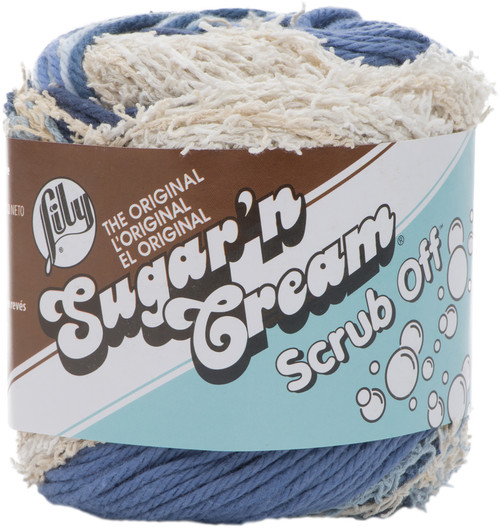 Lily Sugar'n Cream Yarn - Scrub Off-Denim - 102090-90006 - 057355440494