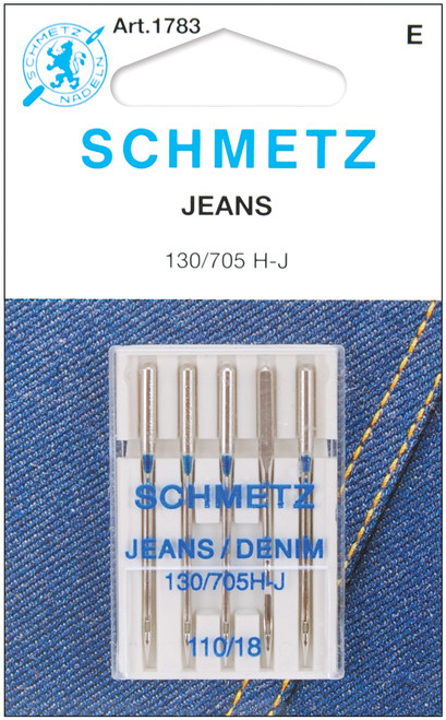 10 Pack Schmetz Jean & Denim Machine Needles-Size 18/110 5/Pkg 1783 - 036346317830