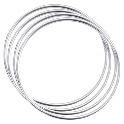 6 Pack Realeather Crafts Zinc Metal Rings-5" 4/Pkg BRI-05-04