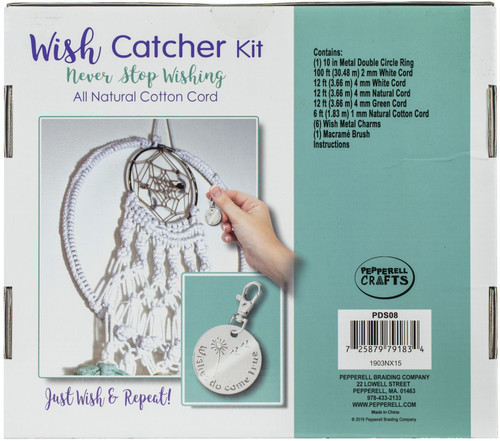 Pepperell Designer Macrame Kit-Wish Catcher PDS08