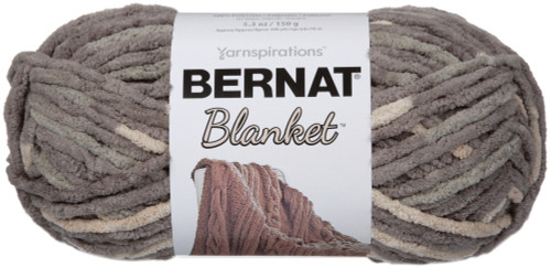 3 Pack Bernat Blanket Yarn-Silver Steel 161200-1 - 057355394582