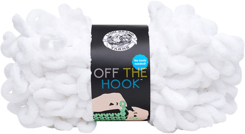 3 Pack Lion Brand Off The Hook Yarn-Sugarcane 516-100 - 023032021775