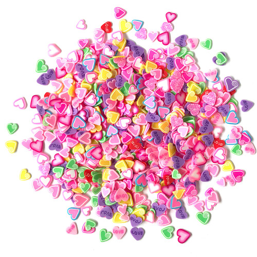 Buttons Galore Sprinkletz Embellishments 12g-Candy Hearts BNK-110