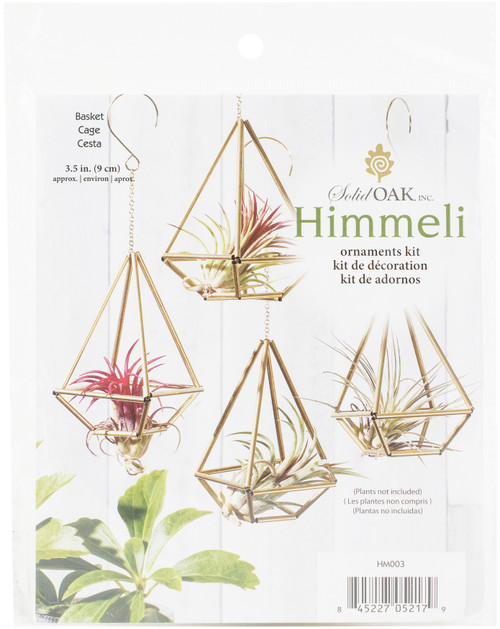 Solid Oak Himmeli Ornaments Kit-Basket HMK-003 - 845227052179